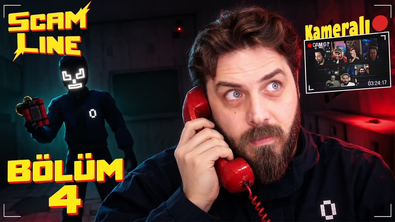 KAMERALAR EĞLENCEYİ ZİRVEYE ÇIKARDI! | SCAM LINE | BÖLÜM 4